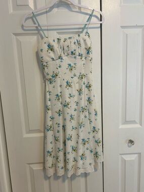 ruby rox White Floral dress